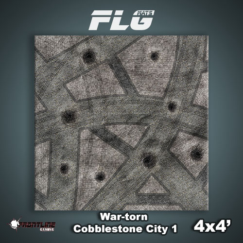 4x4 War-torn Cobblestone City 1