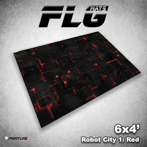 500x500 Robot City 1- Red