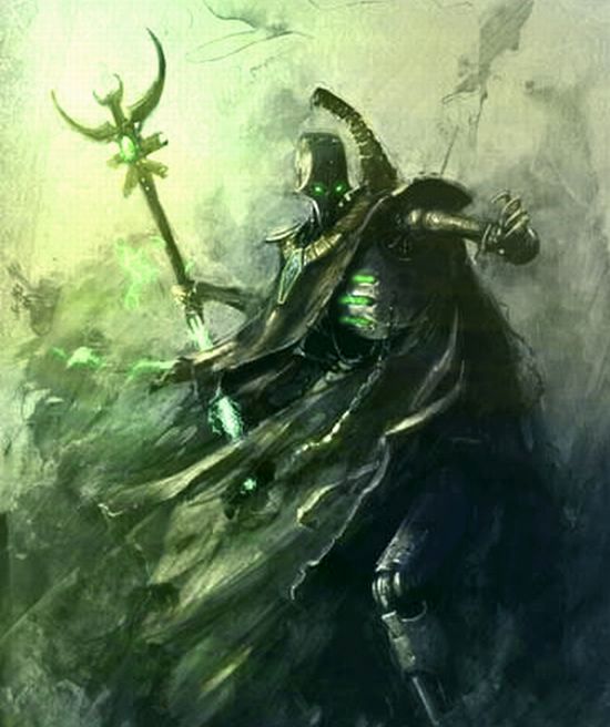 Necron lord staff of lighting