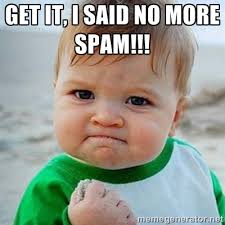 no more spam