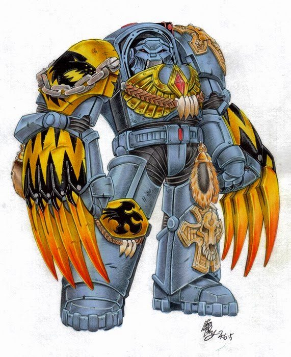 A Space Wolves Wolf Guard LIGHTNING CLAWS Terminator Space Marine Astartes 40K 