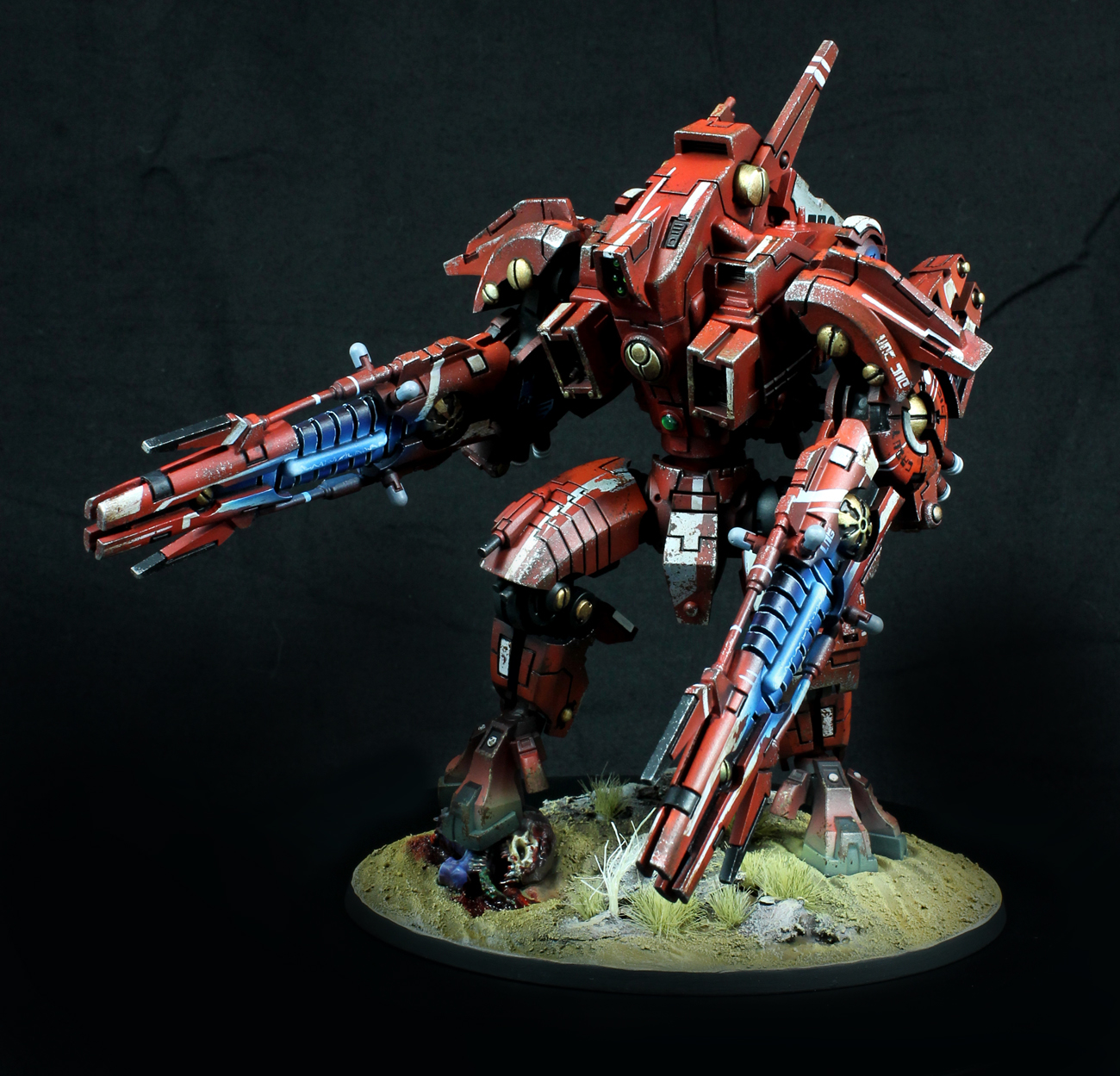 Tau Codex Review Heavy Support XV107 R’varna battlesuit
