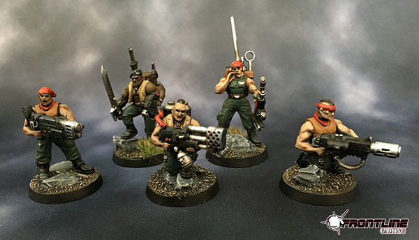 Completed Commission Catachan Jungle Fighters Frontline Gaming