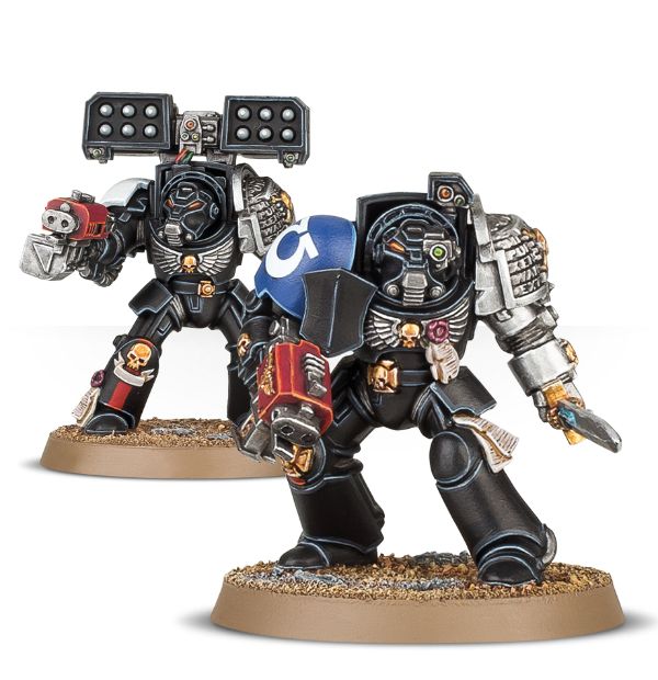 Warhammer 40K Space Marines Terminators Squad Storm Bolters 