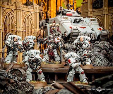 MANY UNITS TO CHOOSE FROM WARHAMMER 40K SPACE MARINES ARMY WHITE SCARS
